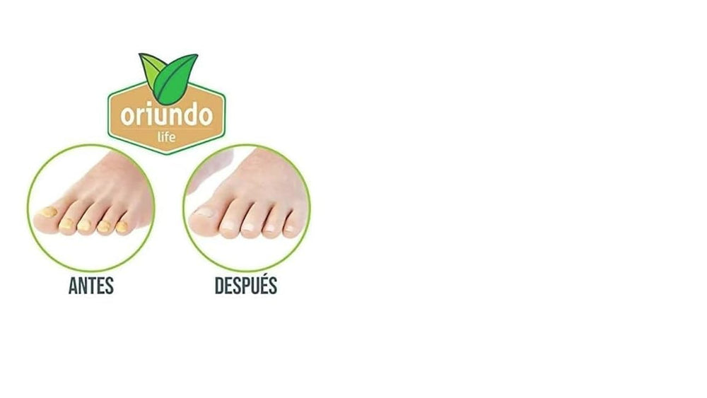 Oriundo Natural Life label close-up, emphasizing USA-made quality for reliable nail care.