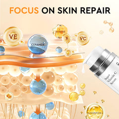 ORLASKIN serum texture close-up shows lightweight, fast-absorbing finish