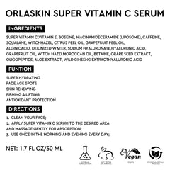ORLASKIN serum vacuum pump action minimizes air exposure