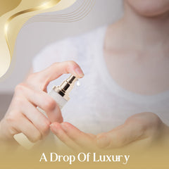 OROGOLD White Gold 24K Mousse Cleanser foamy texture close-up highlights gentle cleansing.