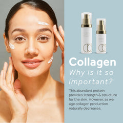 Orora Bioactive Collagen Cream applied on skin for nourishing feel.