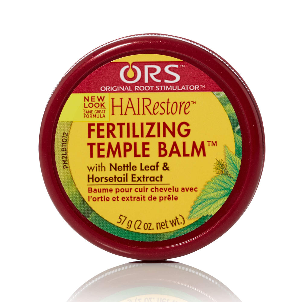 ORS Fertilizing Temple Balm bottle ready for temple-area nourishment