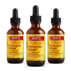 ORS Hairrestore Serum bottle with nettle and horsetail nourishes the scalp