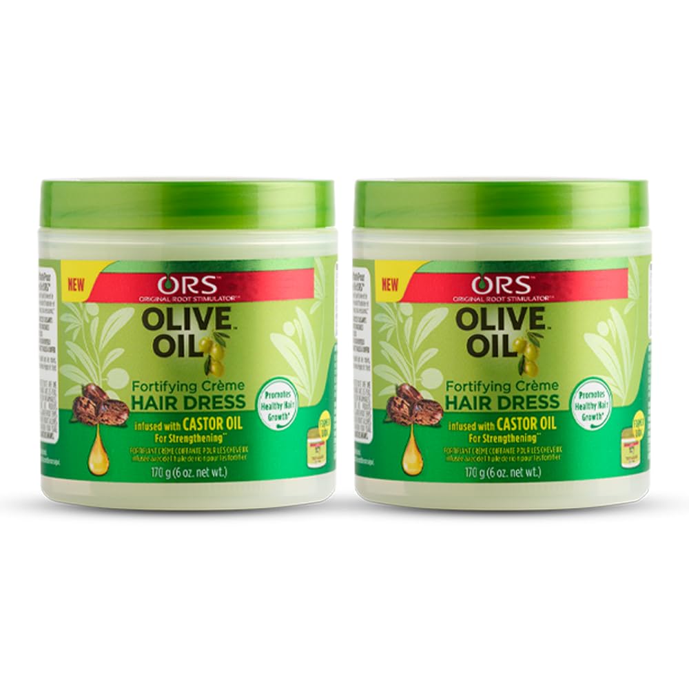 ORS Olive Oil Creme hair bottle front showing deep moisturizing formula for thirsty hair