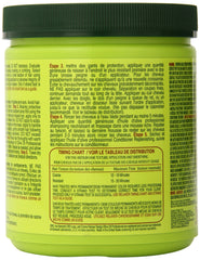 ORS Olive Oil Creme Relaxer jar with application swatch suggests easy distribution