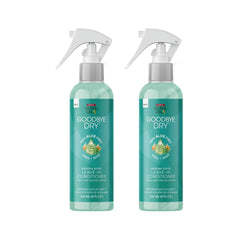 ORS Olive Oil Goodbye Dry bottle provides silky detangling hydration for all hair types.