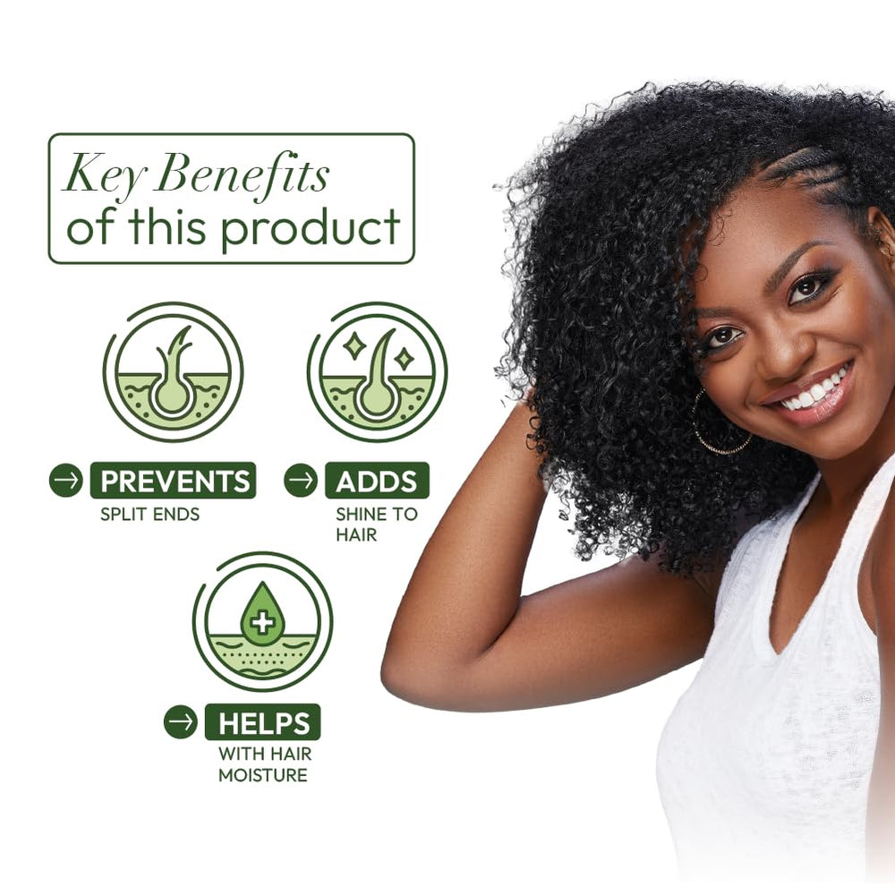 Olive oil droplets highlight nourishing presence in ORS shampoo.