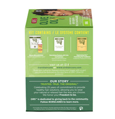 ORS Olive Oil New Growth Relaxer finished look reveals shiny, healthy-looking hair