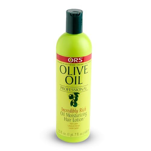ORS Olive Oil Professional Rich Oil Moisturizing Hair Lotion gloss and shine on hair