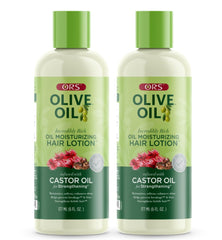 ORS Olive Oil Rich Moisturizing Hair Lotion bottle delivering deep hydration for dry hair