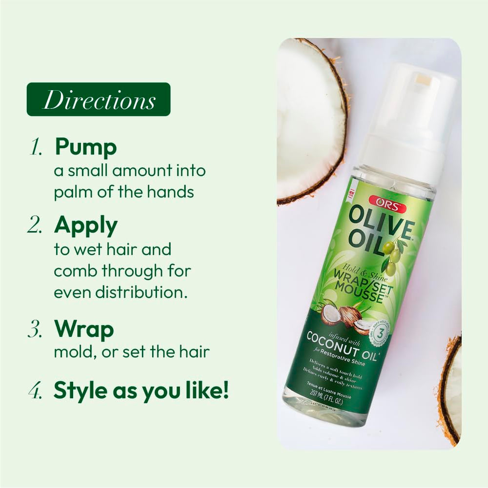 Drying-time improvement using fluffy foam during air-dry routine