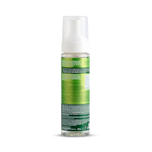 Close-up ofORS Olive Oil Wrap Set Mousse fluffy foam showing quick drying texture