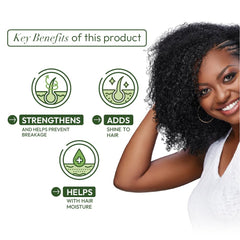 ORS Replenishing Conditioner close-up of ingredients including Olive Oil.