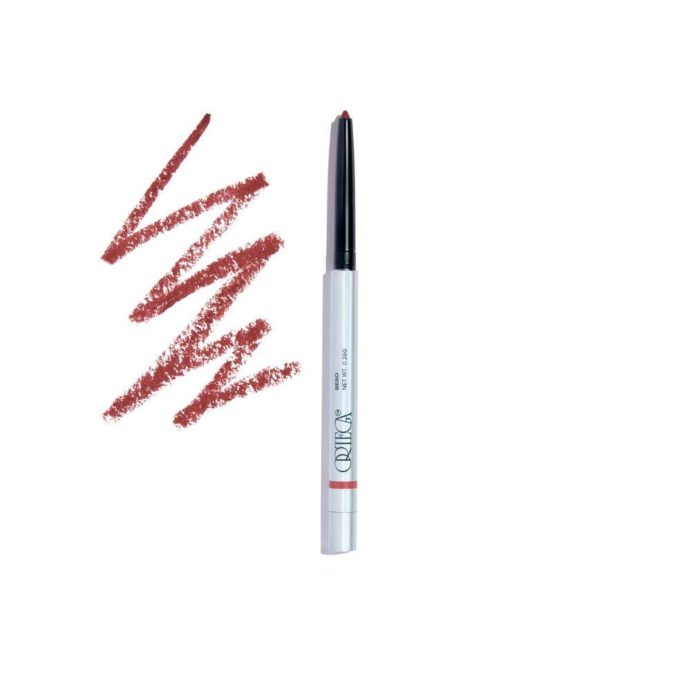 Ortega Beauty Soft Contour Lip Liner with Etienne tip for precise definition.