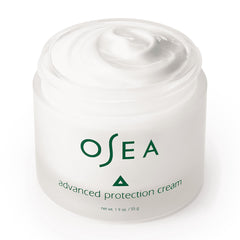 Pump dispenser on OSEA Advanced Protection Face Cream for easy, mess-free application.