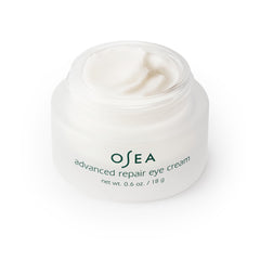Front view of OSEA Advanced Repair Eye Cream packaging.