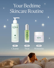 Night-time routine featuring Dream Night Cream yielding a subtle glow