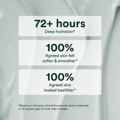 Closeup of the lightweight texture and dewy finish of OSEA Seabiotic Water Cream
