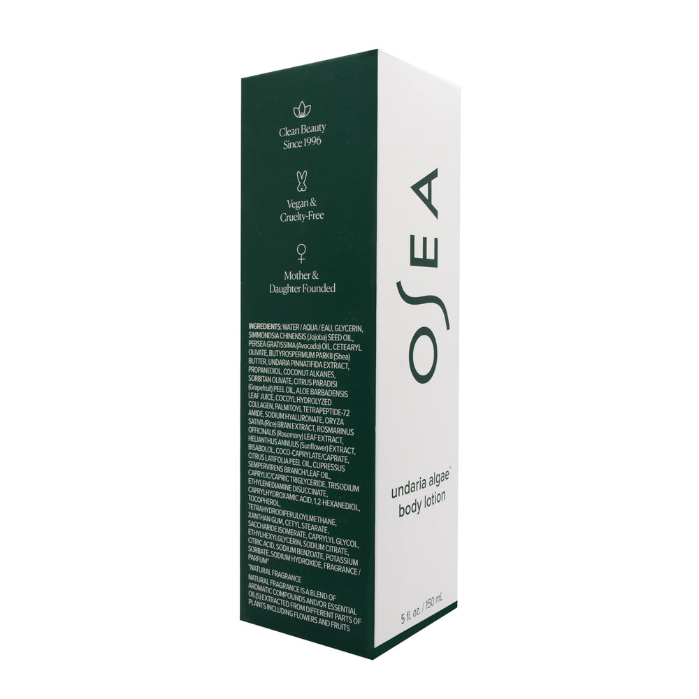 5 oz packaging of OSEA Undaria Algae Body Lotion on shelf