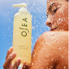 Vegan and cruelty-free status highlight on OSEA Undaria Algae bottle