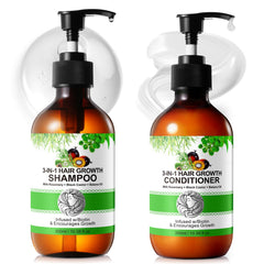 O.SECERT Shampoo and Conditioner duo adds shine to styled hair.