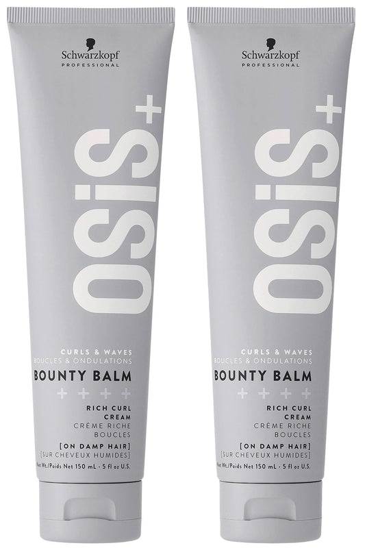 OSiS+ Bounty Balm rich cream tube showing creamy texture for defined curls