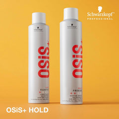 OSiS+ Elastic Light Hold Hairspray bottle with cap and label detail.