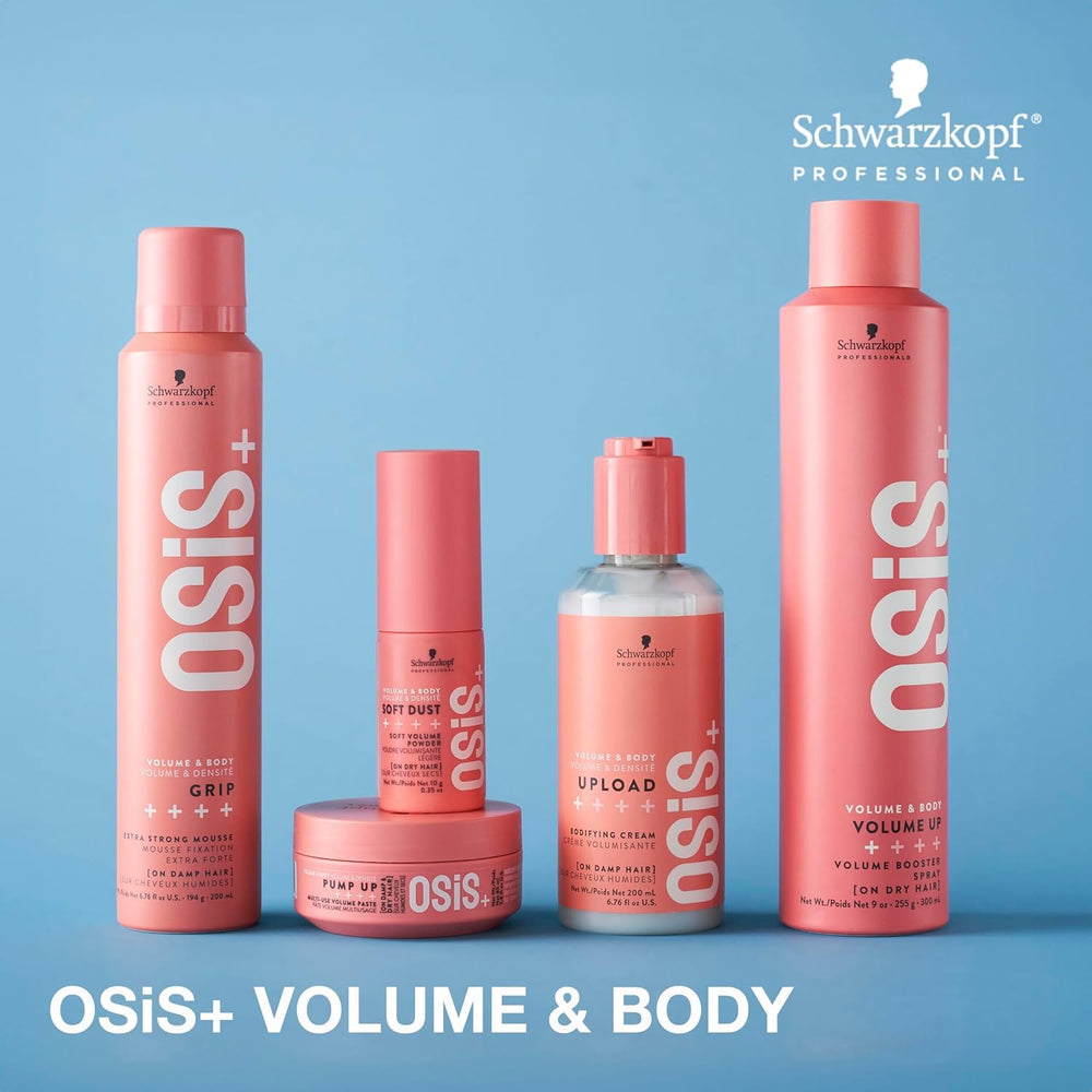 OSiS+ Grip Extreme Hold Mousse yields natural shine and defined texture