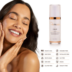 OSMOSIS CALM liposomal collagen ingredient panel emphasizes targeted nourishment
