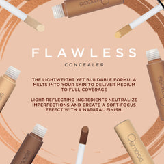 Osmosis Flawless Concealer application demonstrates easy blending for a natural finish.