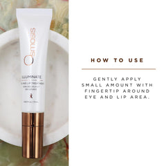 OSMOSIS Illuminate absorbed formula leaves a light glow on skin