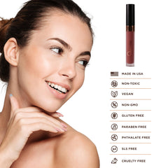 Osmosis Superfood Lip Oil texture close-up reveals silky, non-sticky feel