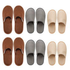 OSTADARRA 6-pairs spa slippers in packaging, ideal for guest rooms and travel convenience.