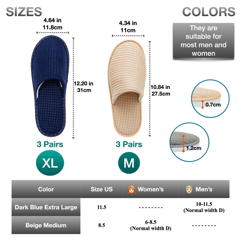 OSTADARRA guest slippers fit hotels, spas, and travel environments