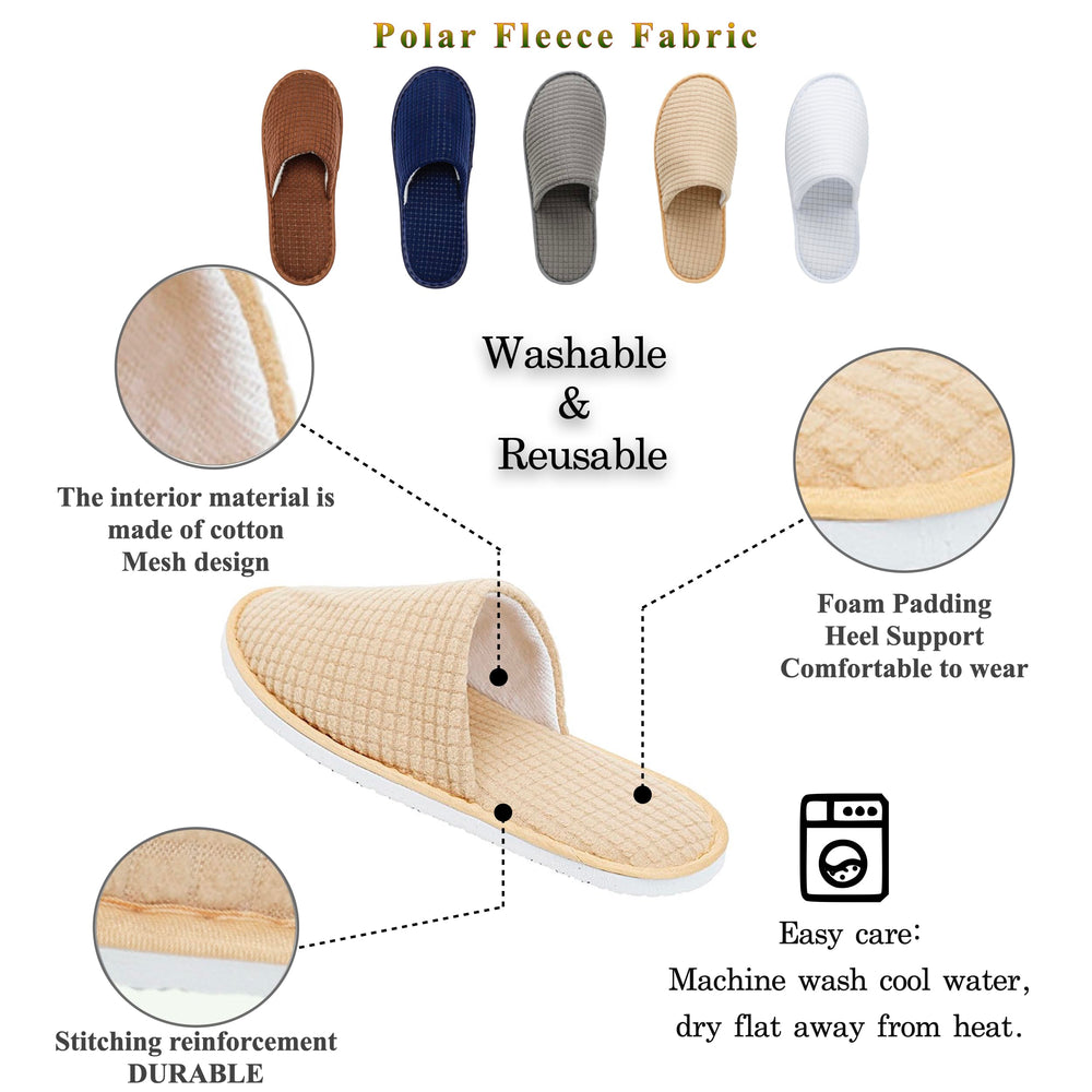 OSTADARRA unisex spa slippers suitable for both men and women.