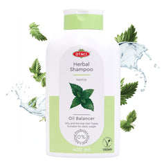 OTACI oil balancing nettle shampoo bottle for oil control and scalp refresh