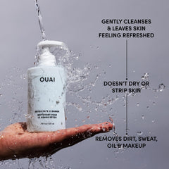 OUAI detox cleanser with glycolic acid for gentle exfoliation