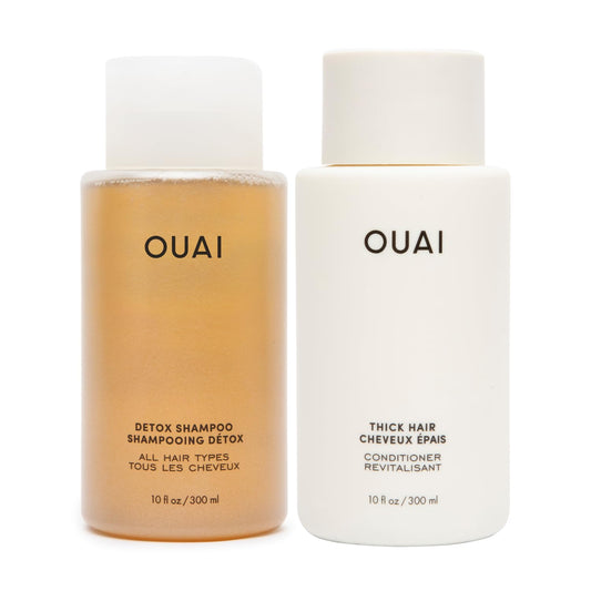 OUAI Detox Shampoo bottle clarifying for buildup removal and scalp refresh