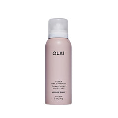 OUAI Melrose Place dry shampoo bottle front view showing oil absorption and long-lasting scent.