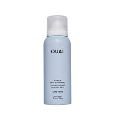 OUAI travel-size dry shampoo bottle in Cape Town scent for on-the-go freshness