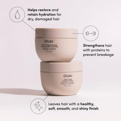 OUAI Travel Kit bottle close-up highlights sleek design
