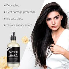 OUKPANE conditioner applied on wet hair provides quick moisture