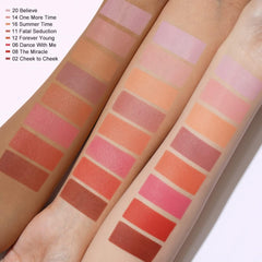 OULAC vegan cruelty-free blush Mauve delivers healthy color without animal testing.