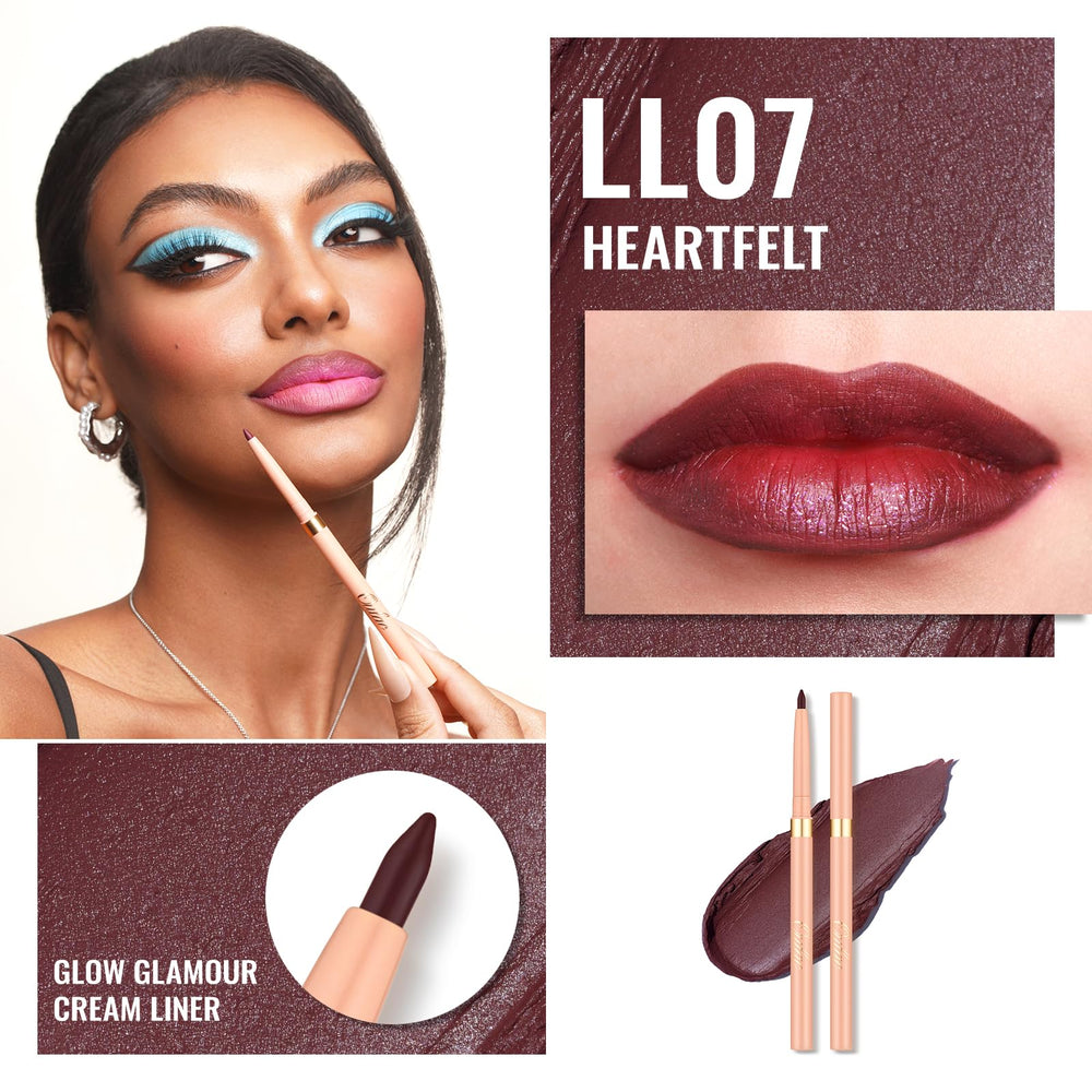 Oulac lip liner waterproof formula for all-day wear and smudge resistance.