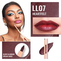 Oulac lip liner waterproof formula for all-day wear and smudge resistance.