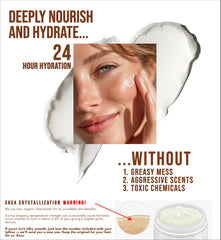 Our Earth Beauty unscented face cream bottle ideal for sensitive skin