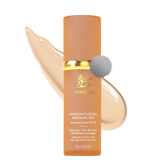 OUSHANG Bio Color Changing Foundation bottle with pump for smooth application.