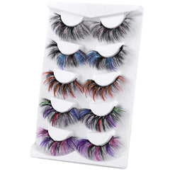 outopen Christmas party glitter lashes for festive flair