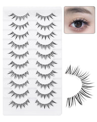 Outopen clear-band cat-eye design creates a subtle, natural lift.