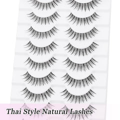 outopen Manga Lashes natural-9-12mm length creates balanced lash boost for daily or events